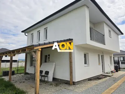 Casă nouă, 5 camere, 319 mp teren, toate utilitățile, Alba - Micesti
