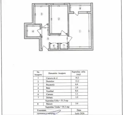 Vand apartament 2 camere la 5 minute de metrou Tineretului