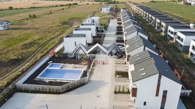Casă P+1+M de vânzare în Otopeni–Tunari | Ansamblu nou, 3 dormitoare, mobilată