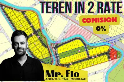 Teren in 2 rate de vanzare Scalaz - COMISION 0