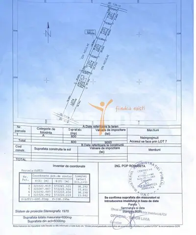 TEREN DE VANZARE DOMNESTI, 600 mp