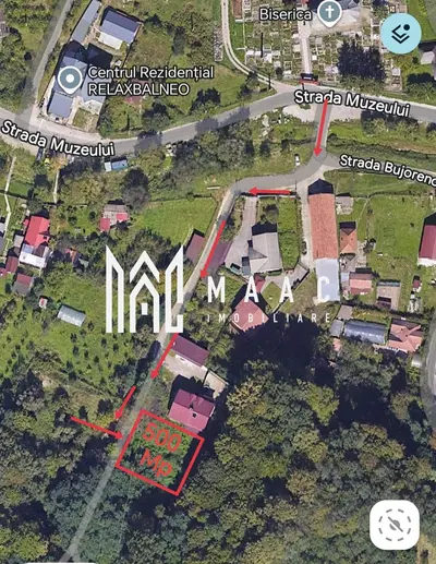 Teren intravilan de vânzare | Bujoreni, Muzeul Satului | 500 mp