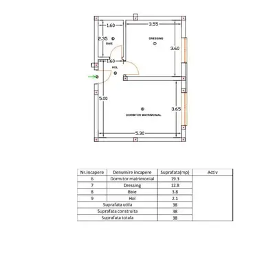Apartament 2 camere, Zona Lisaura
