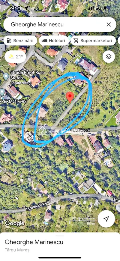 Teren intravilan 2.613 mp zona Platou
