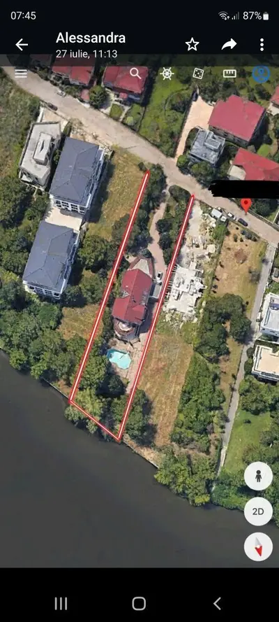 Vilă deschidere  lac Grivița  direct proprietar cu 20 m și 20 strada