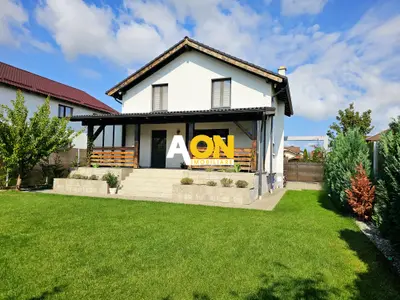 Casă modernă S+P+M, 5 camere, 423 mp teren, cartier Orizont, Micești