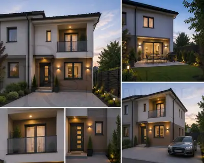 Duplex 4 camere, 120 mp utili, complex cu parc și râu, zona Polus-Poligon