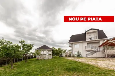 Casă cu 5 camere si 1255 mp teren – Stefanesti-Arges -independență energetica