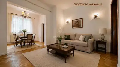 Vanzare apartament 3 camere in vila Cotroceni, langa Palatul Cotroceni, statuia