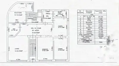 Apartament 4 camere de vânzare | Sibiu, Piața Cluj | intabulat