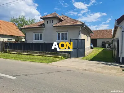 Casă traditională, 3 camere, 1766 mp teren, la asfalt, Vintu de Jos