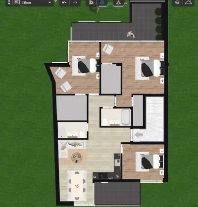 Dezvoltator, 4 camere, 106 mp utili, bloc boutique 7 apt Parc Circului