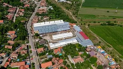 Teren + hale industriale 8785mp + casă–Oportunitate investiție / producție –