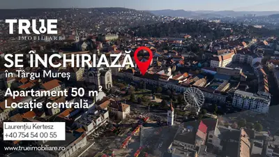 Ap. 2 camere de închiriat – Ultracentral, Târgu Mureș
